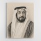 Sheikh Khalifa Bin Zayed Al Nahyan Pencil Sketch Style Portait