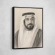 Sheikh Khalifa Bin Zayed Al Nahyan Pencil Sketch Style Portait