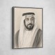 Sheikh Khalifa Bin Zayed Al Nahyan Pencil Sketch Style Portait