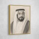 Sheikh Khalifa Bin Zayed Al Nahyan Pencil Sketch Style Portait
