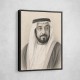 Sheikh Khalifa Bin Zayed Al Nahyan Pencil Sketch Style Portait