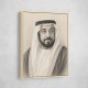 Sheikh Khalifa Bin Zayed Al Nahyan Pencil Sketch Style Portait
