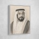 Sheikh Khalifa Bin Zayed Al Nahyan Pencil Sketch Style Portait