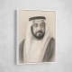 Sheikh Khalifa Bin Zayed Al Nahyan Pencil Sketch Style Portait