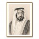 Sheikh Khalifa Bin Zayed Al Nahyan Pencil Sketch Style Portait