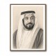 Sheikh Khalifa Bin Zayed Al Nahyan Pencil Sketch Style Portait