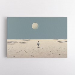 Astronaut Walking On The Moon