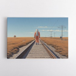 Astronaut On The Tracks