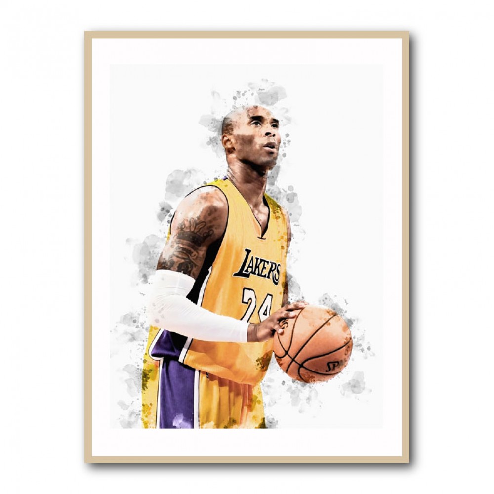 Kobe Bryant Abstract