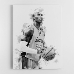 Kobe Bryant Mono Abstract