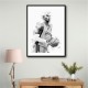 Kobe Bryant Mono Abstract