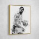 Magic Johnson Mono Abstract