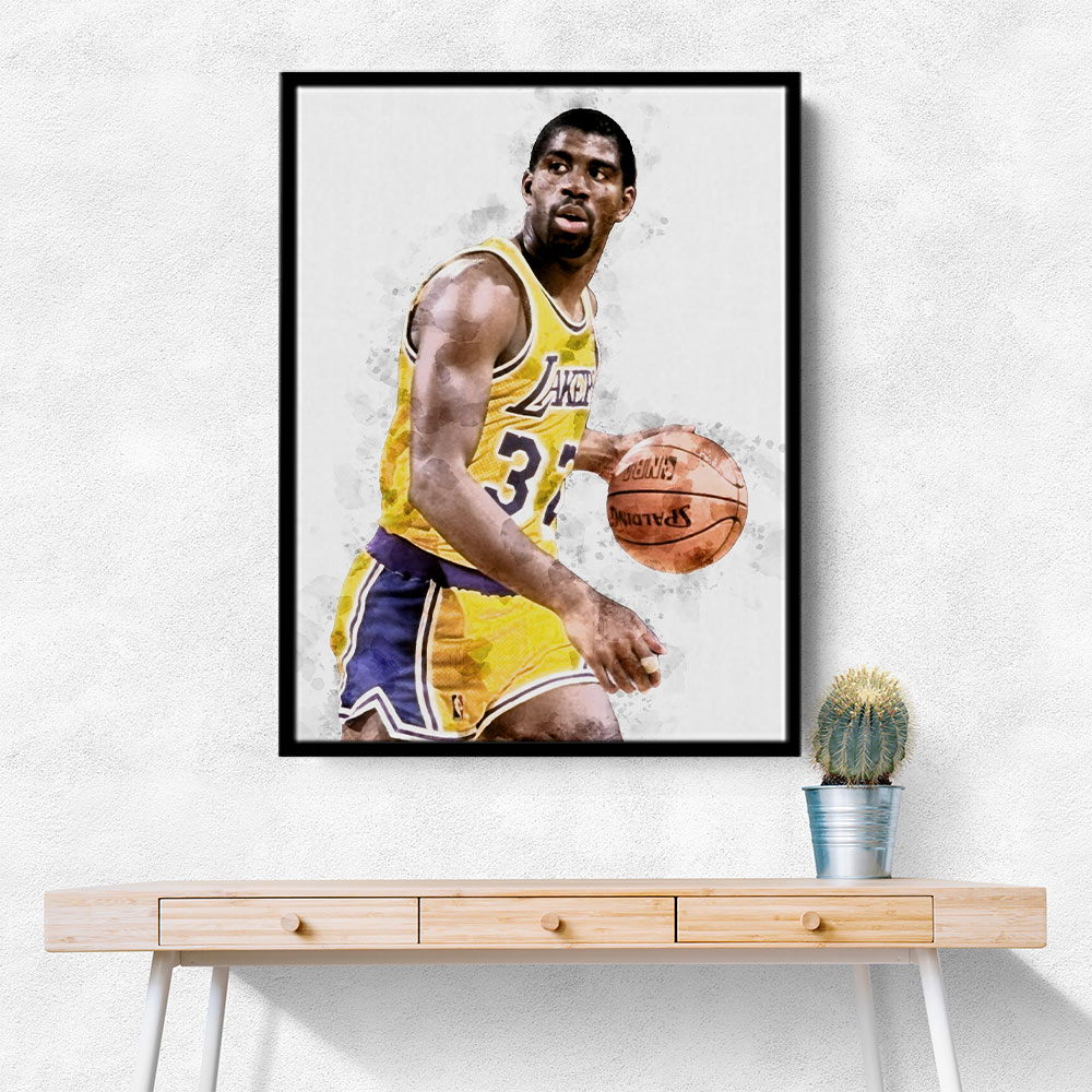 Magic Johnson Abstract