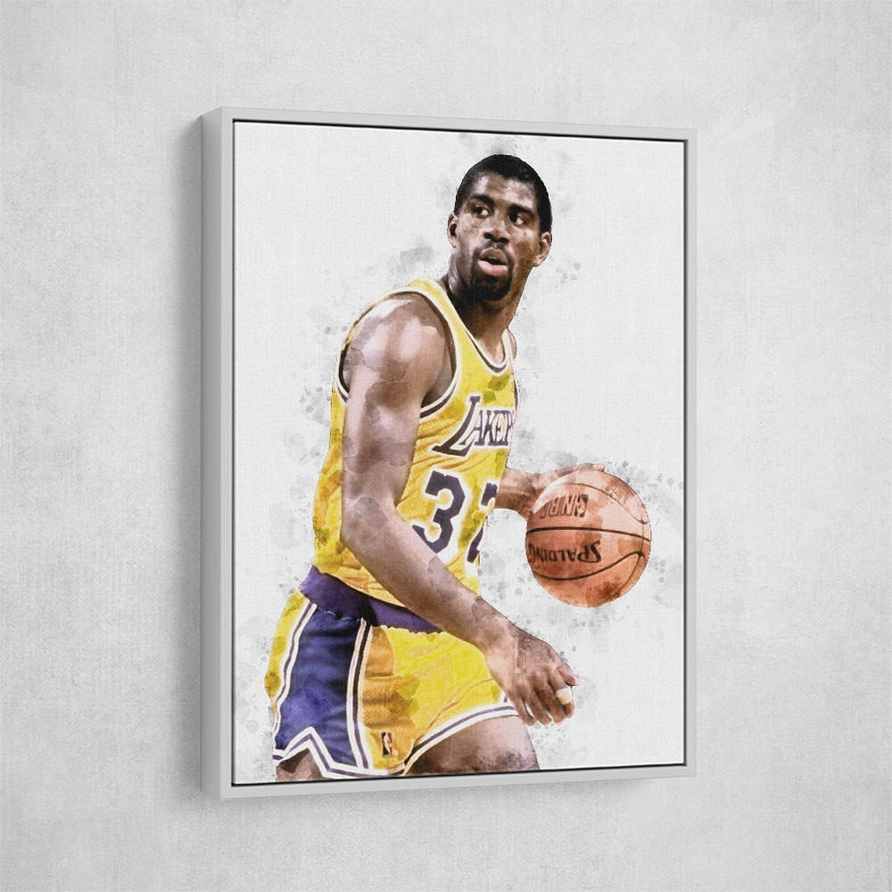 Magic Johnson Abstract