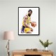 Magic Johnson Abstract