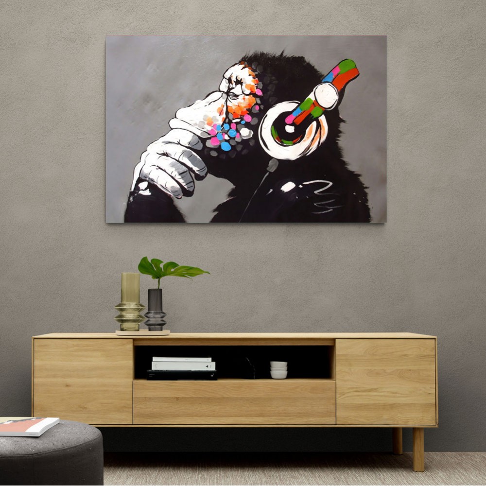 Banksy DJ Monkey