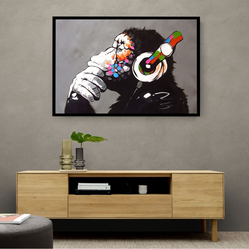 Banksy DJ Monkey