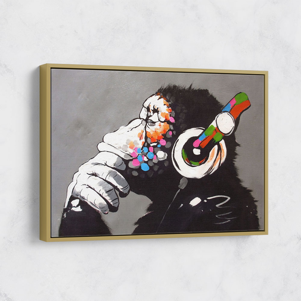 Banksy DJ Monkey