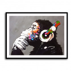 Banksy DJ Monkey