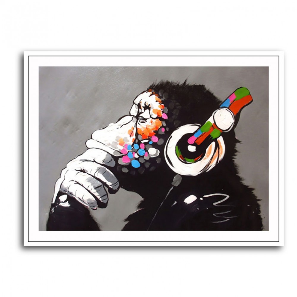 Banksy DJ Monkey