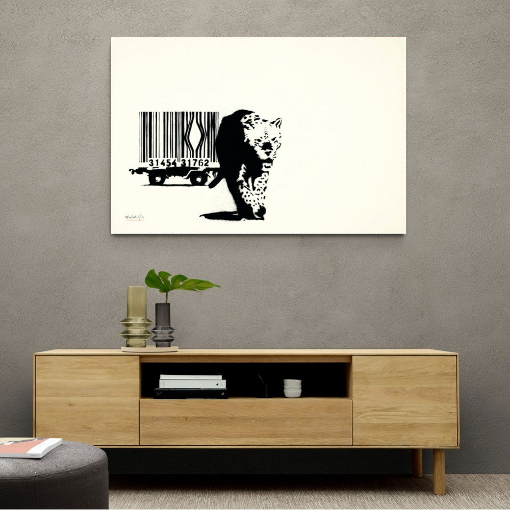 Barcode Leopard Banksy