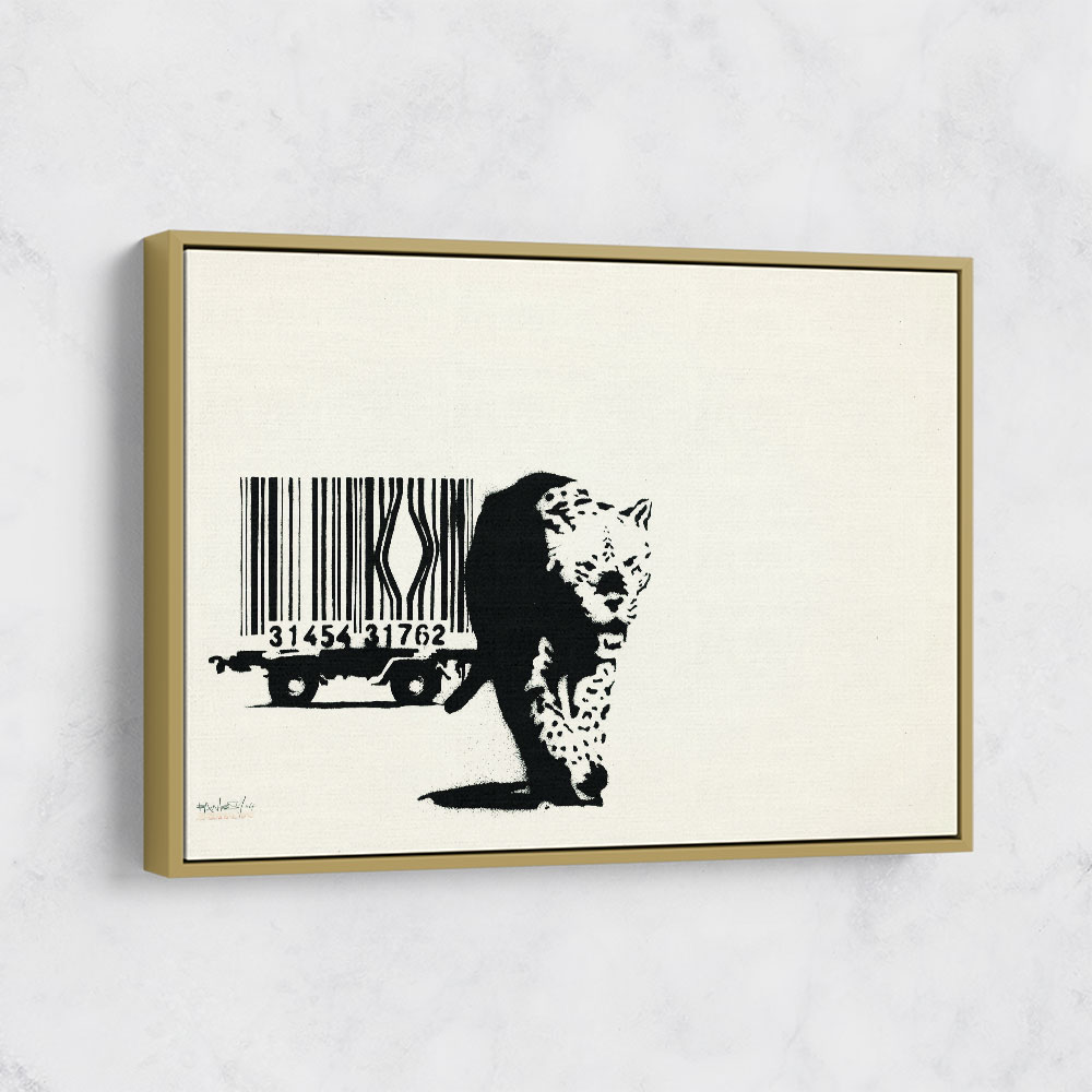 Barcode Leopard Banksy