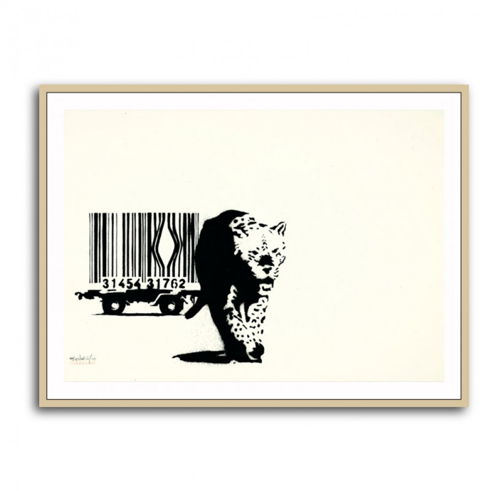 Barcode Leopard Banksy