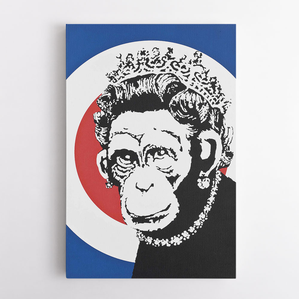 Banksy Monkey Queen