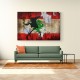 Banksy Flower Thrower Lebanese Flag