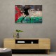 Banksy Flower Thrower Palestine Flag