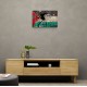 Banksy Flower Thrower Palestine Flag