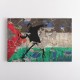 Banksy Flower Thrower Palestine Flag