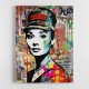 Audrey Hepburn Graffiti Style Wall Art