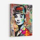 Audrey Hepburn Graffiti Style Wall Art