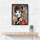 Audrey Hepburn Graffiti Style Wall Art