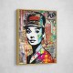 Audrey Hepburn Graffiti Style Wall Art