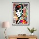 Audrey Hepburn Graffiti Style Wall Art