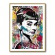 Audrey Hepburn Graffiti Wall Art