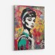 Audrey Hepburn Graffiti 1 Wall Art