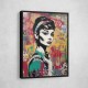 Audrey Hepburn Graffiti 1 Wall Art