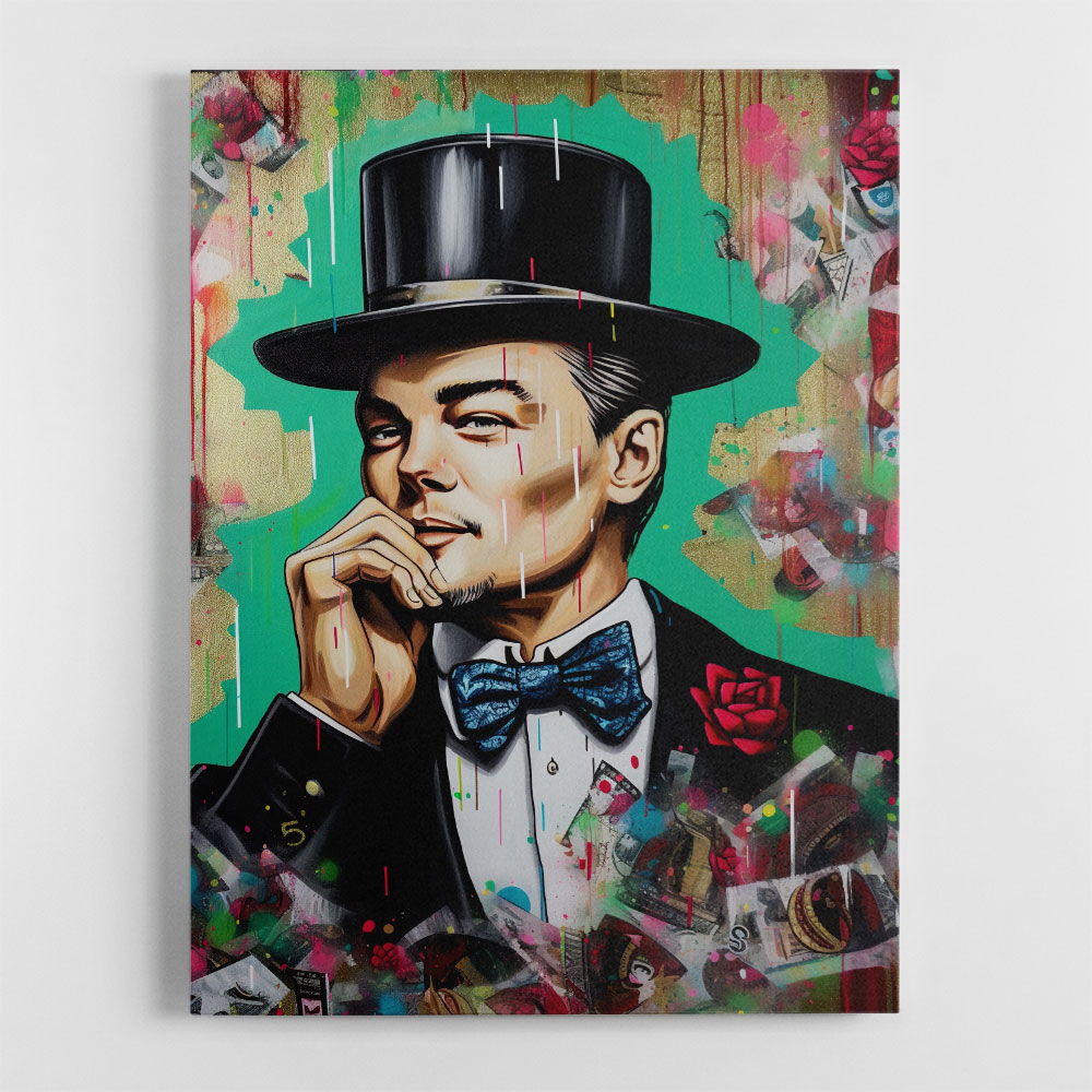 Leonardo DiCaprio Graffiti Wall Art