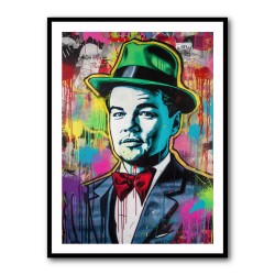 Leonardo DiCaprio Graffiti 1 Wall Art