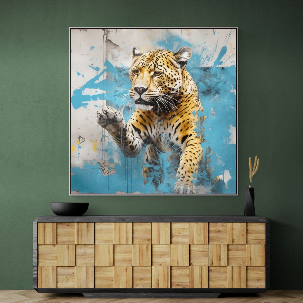 Leopard Mural Street Art