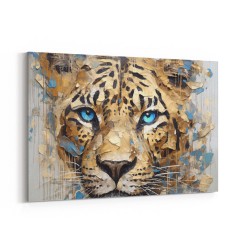 Blue Eyed Leopard Wall Art