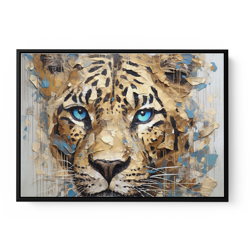 Blue Eyed Leopard Wall Art