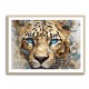 Blue Eyed Leopard Wall Art