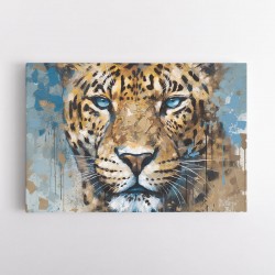 Blue Eyed Leopard 2 Wall Art