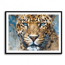 Blue Eyed Leopard 2 Wall Art