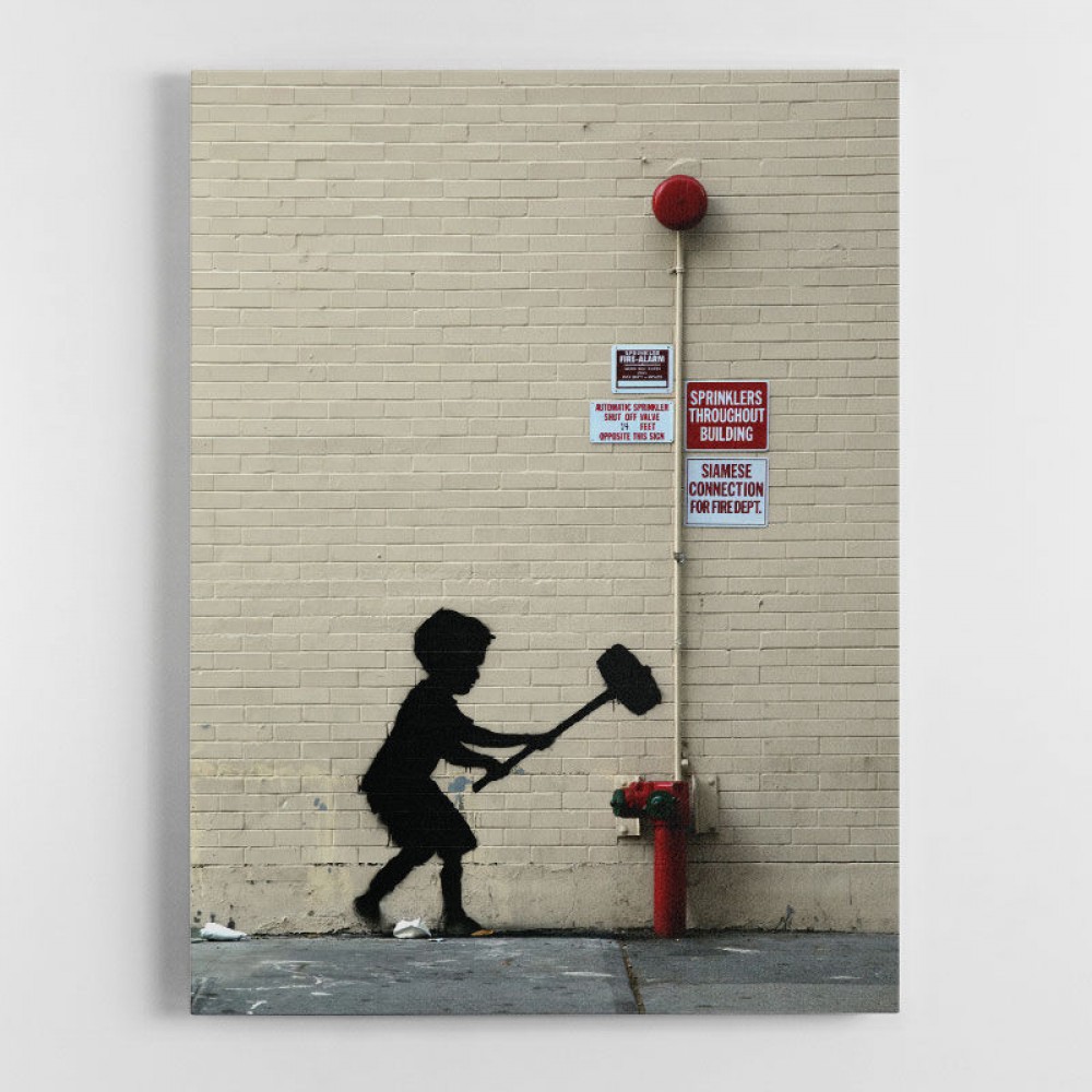 Banksy Fire Hydrant