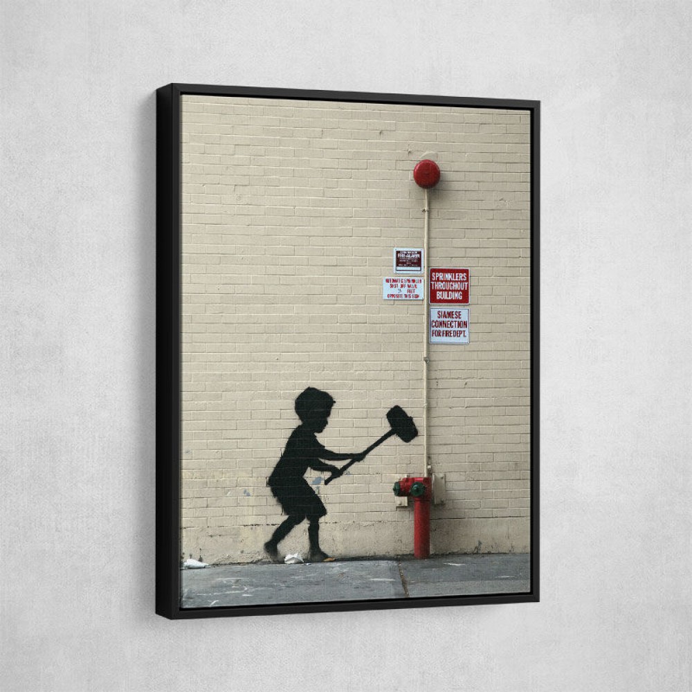 Banksy Fire Hydrant